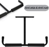 4 Pack Overhead Garage Storage Hooks, 16.5" Heavy Duty Ceiling Mount Hangers, Double T-Bar Metal V1259-DP01-A-875