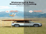 270 Degree Awning, 12.4 Driver Side Vehicle Awning, Waterproof UV50 Car Side Awnings with Carry V952-QCCP2065FTSHVNUN9001V0