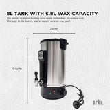 8L Orku Candle Wax Heater With Core Heating Tap - Electric Warmer Melter Pot V238-SUPDZ-40066073296976