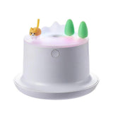 Cute Mini Humidifier with Colorful Lights, Small Cool Mist Humidifier for Bedroom V1263-JX-3739