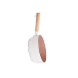 Nonstick Frying Pan, Granite Coating with Wooden Handle, Compatible White Aluminum Cookware for V1369-AZ3-W-00808