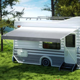 Weisshorn 14ft Caravan Awning RV Replacement Fabric 3.95M x 2.42M AWN-CV-TOP-40-GY