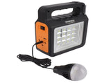 Solar Power Bank 6000mAh Bright Headlight Panel Light 3 Bulbs Portable Handle Solar Generator for V1294-YM0706-3113230236811