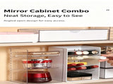 Combined Acrylic Storage Unit, Connected Shelf With Drawers For Dressing Table V1221-XM-LB3195-GM131