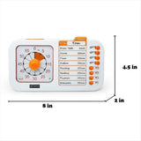 Task Timer, ADHD Timer for Kids, Students and Adults. with to-Do List Card, Planning for Daily V1370-AZ4-18650