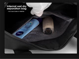 Large Capacity Travel Duffel Bag with Shoe Compartment & Wet Pocket - Multi-Purpose Gym & Weekend V888-ELOSUNG35499
