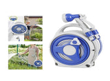 Heavy Duty Hose Reel Cart - Outdoor Hose Storage Cart for Garden Watering V1263-JX-4527