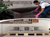 Plastic Sofa Seat Cushion Cover,1pack Plastic Cushion Cover Replacement,28x28x9 Inch Waterproof Sofa V1192-AZ-W-17393