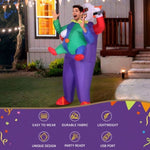 Inflatable Clown Costume Adult Suit Blow Up Party Fancy Dress Halloween Cosplay HALO-INF-CLOWN