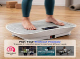 Vibration Plate Exercise Machine, Whole Body Shake Plate with LED Touch Screen & Bluetooth Speaker, V1181-SO001