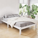 Artiss Bed Frame King Single Size Wooden White LEXI WBED-C-001KS-107-WH