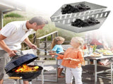 Stainless Steel Charcoal Basket for Grilling Compatible with 22" Kettle Grills 15.16 x 4.33 x V1366-AZ2-W-11684