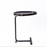 Side Table for Living Room End Coffee Table - Egg-Shaped Top V63-848181