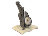 Vintage Design Violin Clock Rests On A Sheet Music Book Resin Violin Model Clock For Favorite V1294-YM0710-3115230131511