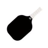 Black and White Fiberglass Pickleball Paddle Set - 2 Minimalist Paddles, 4 Balls, and Carry Bag for V888-ELOSUNG47328