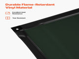 Welding Screen with Frame, 3-Panel 1.74 x 2.34m Welding Curtain Screen, Flame-Resistant Vinyl V952-SMPF68FTYKJL3GT47001V0