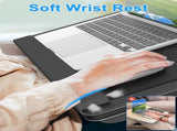 CARLA HOME Oversized Portable Lap Desk with Cushion,Mouse Pad, Tablet and Phone Holder which Fits Up V178-36161