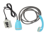 Portable Outdoor Shower Kit USB Rechargeable Camping Shower Set with Water Pump Blue V1294-YM0706-3111230170111