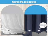 Magnetic Shower Curtain Weights for Splash-Free Bath Experience - 360&deg Silicone Wrapped - Will Never V1192-AZ-W-5191