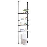 Over the Toilet Storage 4-Tier Bathroom Shelf Rack Space Saver Organizer V952-ZLGSGMTCWJ4CO9UA1V0