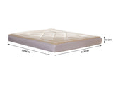 DreamZ Mattress Topper 100% Wool Underlay Queen MT1003-WOOL-Q-WH
