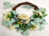 Artificial Hydrangea Wreath Spring Decorative Door Hanging Wall Wreath for Home Door V1294-YM0714-211227LW04-1