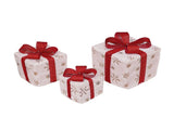 3pcs Lighted Gift Boxes Elegant Pre Lit Xmas Boxes Decorations for Home Stores Offices Restaurant V1294-YM0901-240823HL04-2
