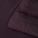 Bianca Malua Grape Jacquard Striped Quilt Cover Set Queen V442-BCA-QUILTCS-MALUA-GRAPE-QS