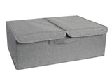 Underwear Storage Organizer with Double Lid Foldable Thick Sock Underwear Storage Case for V1294-YM0706-3117230195312