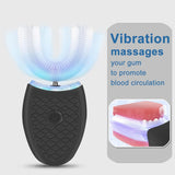 Ultrasonic Electric Toothbrush Adults, Automatic Toothbrush U Shaped Whole Mouth Cleaning Teeth V1259-DP01-A-1997