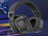 2.4GHz Wireless Gaming Headphone Bluetooth RGB Game Headset for PC Smartphone PS4/PS5 Switch V1263-JX-7055