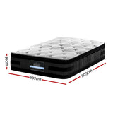 Giselle Bedding 36cm Mattress Cool Gel Memory Foam King Single MATTRESS-HOTEL-LUX-KS