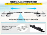 Kayak Outrigger Stabilizer Inflatable Outrigger Float 2PCS PVC w/ Arms Rod V952-PHTZTWDQTZBDDVJK5V0