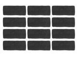 12Pcs Bandage Wrap Natural Latex Elastic Self Adhesive Wrap for Cows Dogs Horses 10cm Black V1294-YM0523-3111220104716