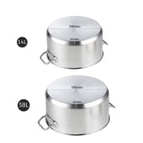 SOGA Stock Pot 14L 58L Top Grade Thick Stainless Steel Stockpot 18/10 SOGASTOCKPOT14L58LA