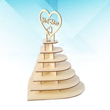 Golden Food Display Stand for Party and Wedding Ideal for Chocolates and Confectionery with Sturdy V1192-AZ-W-34253