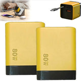 3 in 1, Scalable 80w Max Fast Module with Type-C Cable and 2 USB Ports, Tobre 3 in 1 V1366-AZ2-W-11369