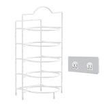 5 Tier Dish Storage Rack Food Preparation Serving Stand Kitchen Plate Organizer for Hot Pot Family V1294-YM0901-3118250143311