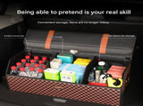 Medium Sized Sporty and Stylish Foldable Car Trunk Storage Box - Large Capacity Insertable Rear V888-ELOSUNG19546