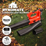 RYNOMATE 18V Cordless Leaf Blower with Lithium Battery and Charger Kit V227-8287715000451