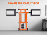 Lawn Mower Lift with Hydraulic Jack, 500 Lbs Weight Capacity, Solid Carbon Steel Lawn Mower Lift, V952-GCJSJJYYS500E2M1RV0