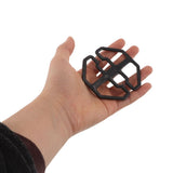 100Pcs Black Plastic Octagonal Seat Cushion Fixing Buckles for Home Sofa Recliner Covers V1369-AZ3-W-18831