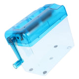 Blue Wear-Resistant Manual Shredder for Home Easy Crank Operation V1192-AZ-W-30479