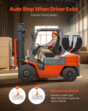 Forklift Seat Mower Tractor Seat Adjustable Back Seatbelt & Headrest V952-CCZYCGKFSAQDXWZDKV0
