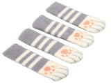 Furniture Socks, 20Pcs Creative Elastic Cat Paws Design Chair Socks Furniture Table Floor Protector V1366-AZ2-W-09796