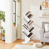 VASAGLE Tree Bookshelf 8 Tier White V227-9101101053000