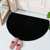 1X Carpet Semicircular Doorway Entry Floor Mat Black Carpet Toilet Fan Shower Room V1366-AZ2-W-20603