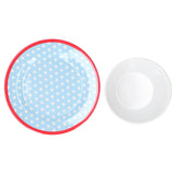 Bowl Dish Set Imitation Porcelain Fruit Salad Dessert Plate Dinnerware Tableware V1294-YM0718-3118200280911