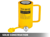 Hydraulic Cylinder Jack, 20 Ton Solid Ram Hydraulic 6 Inch Stroke Single Acting Hydraulic V952-QJD20T150MMSXYY01V0