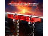 Pipe Welding Vise, 1/2 to 8-inch Pipe Welding Clamp with Dual Chains & Crank Handles, Heavy-Duty V952-HJQ128INCHHSADNZKV0